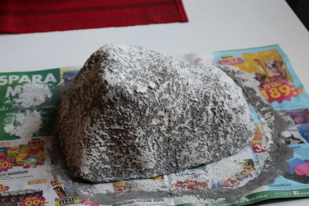 Sedan ett lager med ljusare försiktigt påstruket