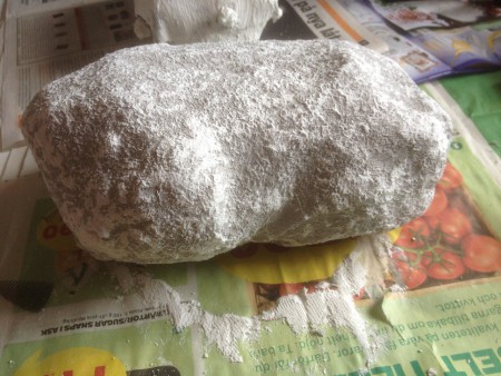 Fortsätt och färda den som med bottenmodulen. Borra även hål i modulen så den sjunker.