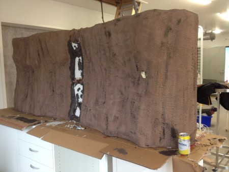 Utsidan så här långt